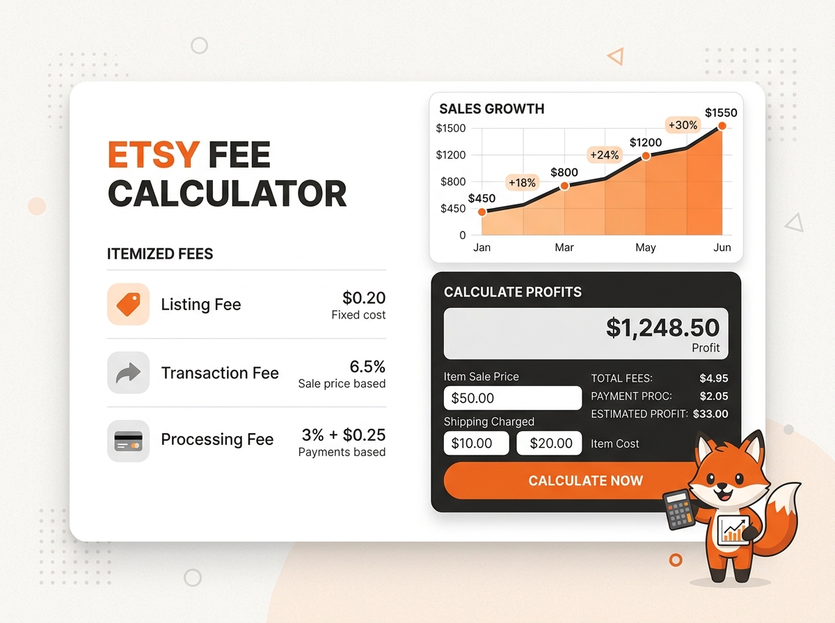 Etsy Fee Calculator